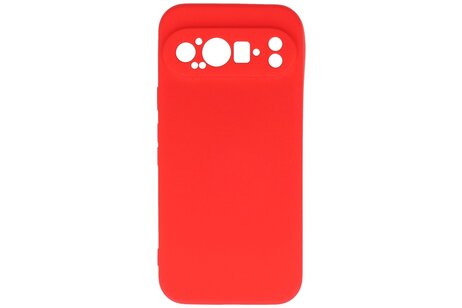 Hoesje Geschikt voor de Google Pixel 9 Pro XL - Fashion Backcover Hoesje - Colorful Telefoonhoesje - Rood