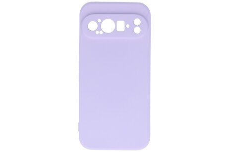 BAOHU Hoesje Geschikt voor de Google Pixel 9 Pro XL - Fashion Backcover Hoesje - Colorful Telefoonhoesje - Paars