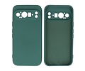 BAOHU Hoesje Geschikt voor de Google Pixel 9 Pro XL - Fashion Backcover Hoesje - Colorful Telefoonhoesje - Donker Groen