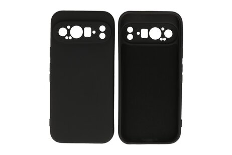 BAOHU Hoesje Geschikt voor de Google Pixel 9 Pro - Fashion Backcover Hoesje - Colorful Telefoonhoesje - Zwart