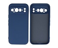 BAOHU Hoesje Geschikt voor de Google Pixel 9 Pro - Fashion Backcover Hoesje - Colorful Telefoonhoesje - Navy