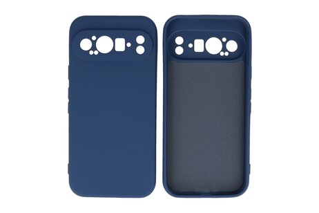 BAOHU Hoesje Geschikt voor de Google Pixel 9 Pro - Fashion Backcover Hoesje - Colorful Telefoonhoesje - Navy