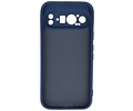 BAOHU Hoesje Geschikt voor de Google Pixel 9 Pro - Fashion Backcover Hoesje - Colorful Telefoonhoesje - Navy