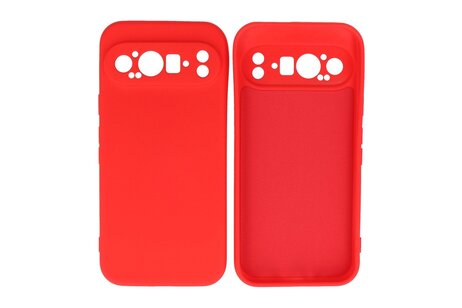 BAOHU Hoesje Geschikt voor de Google Pixel 9 Pro - Fashion Backcover Hoesje - Colorful Telefoonhoesje - Rood