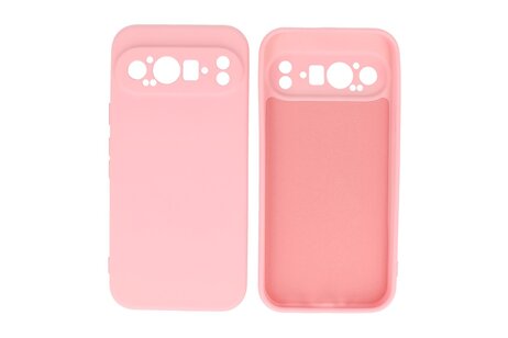 Hoesje Geschikt voor de Google Pixel 9 Pro - Fashion Backcover Hoesje - Colorful Telefoonhoesje - Roze