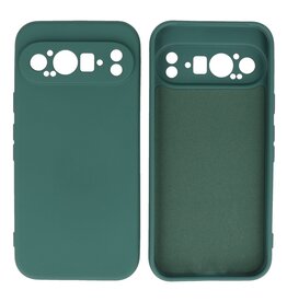 Fachion Hoesje voor Google Pixel 9 Pro Donker Groen