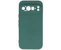 BAOHU Hoesje Geschikt voor de Google Pixel 9 Pro - Fashion Backcover Hoesje - Colorful Telefoonhoesje - Donker Groen