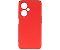 BAOHU Hoesje Geschikt voor de OnePlus Nord CE 3 Lite - Fashion Backcover Hoesje - Colorful Telefoonhoesje - Rood