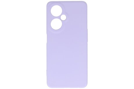 BAOHU Hoesje Geschikt voor de OnePlus Nord CE 3 Lite - Fashion Backcover Hoesje - Colorful Telefoonhoesje - Paars