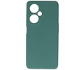 BAOHU Hoesje Geschikt voor de OnePlus Nord CE 3 Lite - Fashion Backcover Hoesje - Colorful Telefoonhoesje - Donker Groen