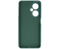 BAOHU Hoesje Geschikt voor de OnePlus Nord CE 3 Lite - Fashion Backcover Hoesje - Colorful Telefoonhoesje - Donker Groen