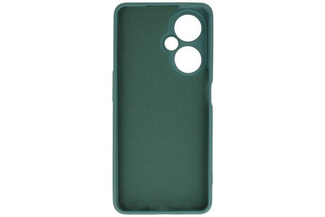 BAOHU Hoesje Geschikt voor de OnePlus Nord CE 3 Lite - Fashion Backcover Hoesje - Colorful Telefoonhoesje - Donker Groen