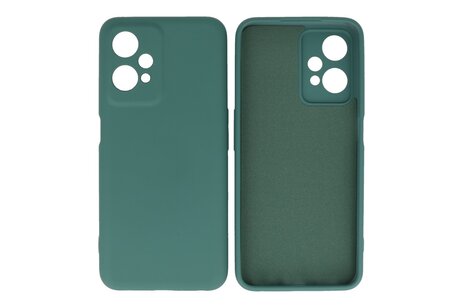 BAOHU Hoesje Geschikt voor de OnePlus Nord CE 2 Lite - Fashion Backcover Hoesje - Colorful Telefoonhoesje - Donker Groen
