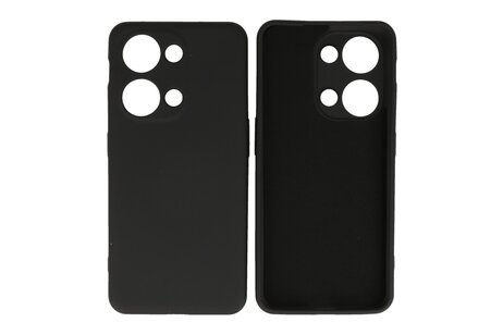 BAOHU Hoesje Geschikt voor de OnePlus Nord 3 5G - Fashion Backcover Hoesje - Colorful Telefoonhoesje - Zwart
