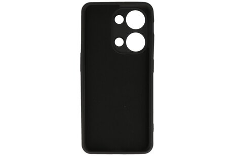 BAOHU Hoesje Geschikt voor de OnePlus Nord 3 5G - Fashion Backcover Hoesje - Colorful Telefoonhoesje - Zwart