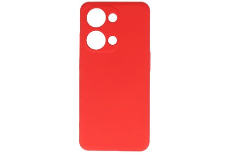 BAOHU Hoesje Geschikt voor de OnePlus Nord 3 5G - Fashion Backcover Hoesje - Colorful Telefoonhoesje - Rood