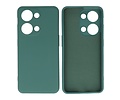 BAOHU Hoesje Geschikt voor de OnePlus Nord 3 5G - Fashion Backcover Hoesje - Colorful Telefoonhoesje - Donker Groen