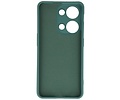 BAOHU Hoesje Geschikt voor de OnePlus Nord 3 5G - Fashion Backcover Hoesje - Colorful Telefoonhoesje - Donker Groen