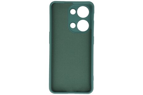 BAOHU Hoesje Geschikt voor de OnePlus Nord 3 5G - Fashion Backcover Hoesje - Colorful Telefoonhoesje - Donker Groen