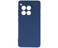 BAOHU Hoesje Geschikt voor de OnePlus 12R - Fashion Backcover Hoesje - Colorful Telefoonhoesje - Navy