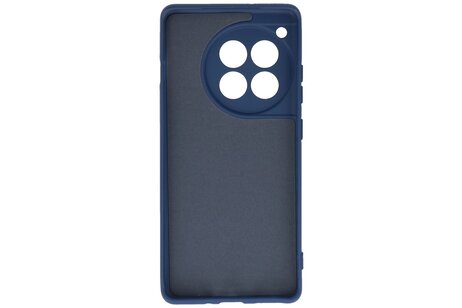BAOHU Hoesje Geschikt voor de OnePlus 12R - Fashion Backcover Hoesje - Colorful Telefoonhoesje - Navy