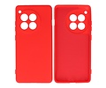 BAOHU Hoesje Geschikt voor de OnePlus 12R - Fashion Backcover Hoesje - Colorful Telefoonhoesje - Rood