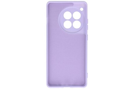 BAOHU Hoesje Geschikt voor de OnePlus 12R - Fashion Backcover Hoesje - Colorful Telefoonhoesje - Paars