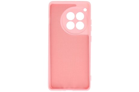 BAOHU Hoesje Geschikt voor de OnePlus 12R - Fashion Backcover Hoesje - Colorful Telefoonhoesje - Roze