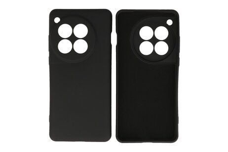 BAOHU Hoesje Geschikt voor de OnePlus 12 - Fashion Backcover Hoesje - Colorful Telefoonhoesje - Zwart