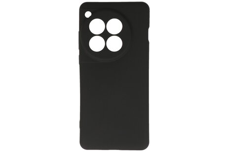 BAOHU Hoesje Geschikt voor de OnePlus 12 - Fashion Backcover Hoesje - Colorful Telefoonhoesje - Zwart