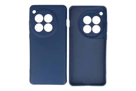 BAOHU Hoesje Geschikt voor de OnePlus 12 - Fashion Backcover Hoesje - Colorful Telefoonhoesje - Navy