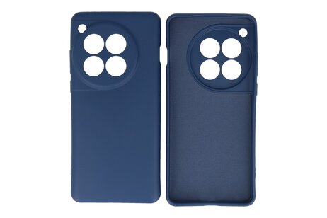 Hoesje Geschikt voor de OnePlus 12 - Fashion Backcover Hoesje - Colorful Telefoonhoesje - Navy