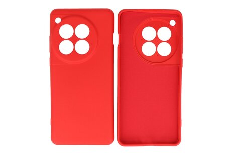 BAOHU Hoesje Geschikt voor de OnePlus 12 - Fashion Backcover Hoesje - Colorful Telefoonhoesje - Rood