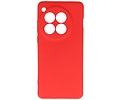 BAOHU Hoesje Geschikt voor de OnePlus 12 - Fashion Backcover Hoesje - Colorful Telefoonhoesje - Rood