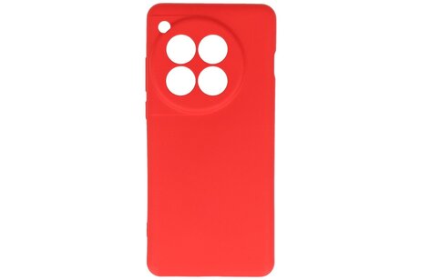BAOHU Hoesje Geschikt voor de OnePlus 12 - Fashion Backcover Hoesje - Colorful Telefoonhoesje - Rood