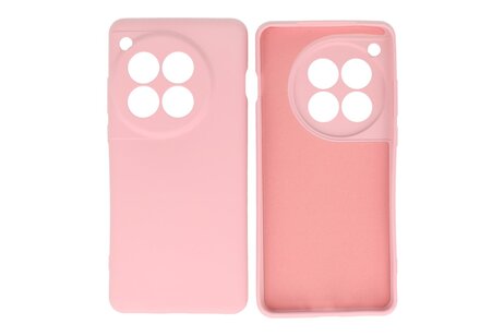 BAOHU Hoesje Geschikt voor de OnePlus 12 - Fashion Backcover Hoesje - Colorful Telefoonhoesje - Roze