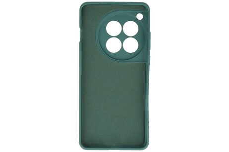 BAOHU Hoesje Geschikt voor de OnePlus 12 - Fashion Backcover Hoesje - Colorful Telefoonhoesje - Donker Groen