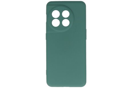 BAOHU Hoesje Geschikt voor de OnePlus 11 - Fashion Backcover Hoesje - Colorful Telefoonhoesje - Donker Groen