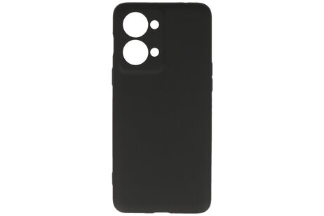 BAOHU Hoesje Geschikt voor de OnePlus Nord 2T - Fashion Backcover Hoesje - Colorful Telefoonhoesje - Zwart