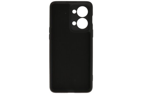BAOHU Hoesje Geschikt voor de OnePlus Nord 2T - Fashion Backcover Hoesje - Colorful Telefoonhoesje - Zwart