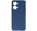 BAOHU Hoesje Geschikt voor de OnePlus Nord 2T - Fashion Backcover Hoesje - Colorful Telefoonhoesje - Navy