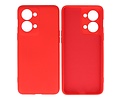 BAOHU Hoesje Geschikt voor de OnePlus Nord 2T - Fashion Backcover Hoesje - Colorful Telefoonhoesje - Rood