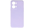BAOHU Hoesje Geschikt voor de OnePlus Nord 2T - Fashion Backcover Hoesje - Colorful Telefoonhoesje - Paars