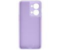 BAOHU Hoesje Geschikt voor de OnePlus Nord 2T - Fashion Backcover Hoesje - Colorful Telefoonhoesje - Paars