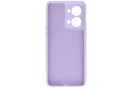 BAOHU Hoesje Geschikt voor de OnePlus Nord 2T - Fashion Backcover Hoesje - Colorful Telefoonhoesje - Paars
