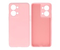 BAOHU Hoesje Geschikt voor de OnePlus Nord 2T - Fashion Backcover Hoesje - Colorful Telefoonhoesje - Roze