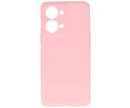 BAOHU Hoesje Geschikt voor de OnePlus Nord 2T - Fashion Backcover Hoesje - Colorful Telefoonhoesje - Roze
