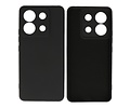 BAOHU Hoesje Geschikt voor de Xiaomi Redmi Note 13 Pro 5G - Fashion Backcover Hoesje - Colorful Telefoonhoesje - Zwart