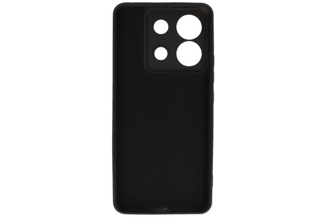 BAOHU Hoesje Geschikt voor de Xiaomi Redmi Note 13 Pro 5G - Fashion Backcover Hoesje - Colorful Telefoonhoesje - Zwart