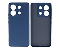 BAOHU Hoesje Geschikt voor de Xiaomi Redmi Note 13 Pro 5G - Fashion Backcover Hoesje - Colorful Telefoonhoesje - Navy